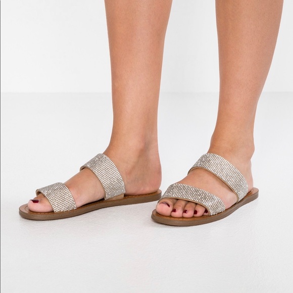 steve madden rhinestone sandals